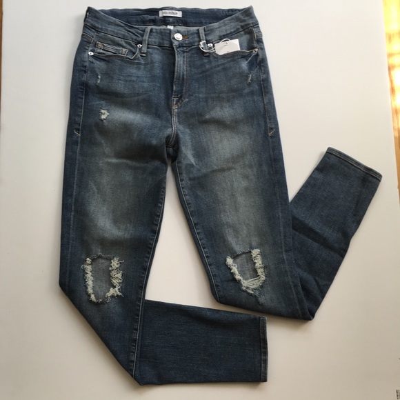 Good American Denim - * Good America Good Legs High Rise Ripped Skinny